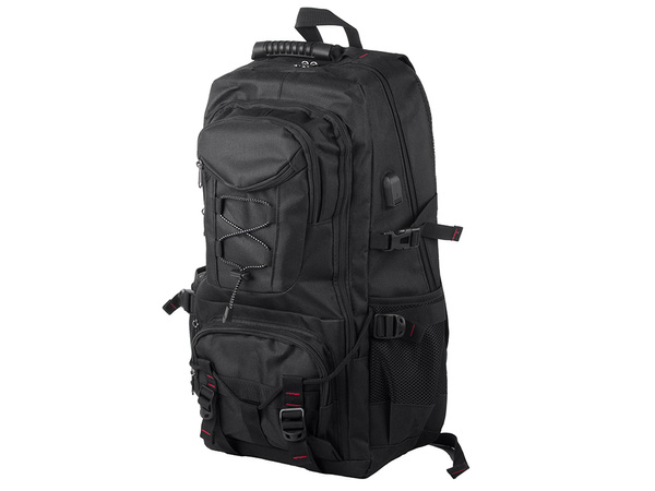 Rucksack 35l black travel hiking trekking strong in the mountains durable