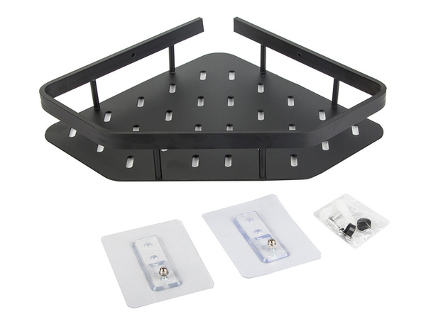 Vonios kambario kampinė lentyna dušo palėpės pakabukams