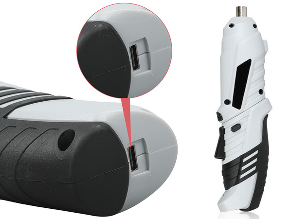 Cordless mini screwdriver set 45 pieces bits usb case