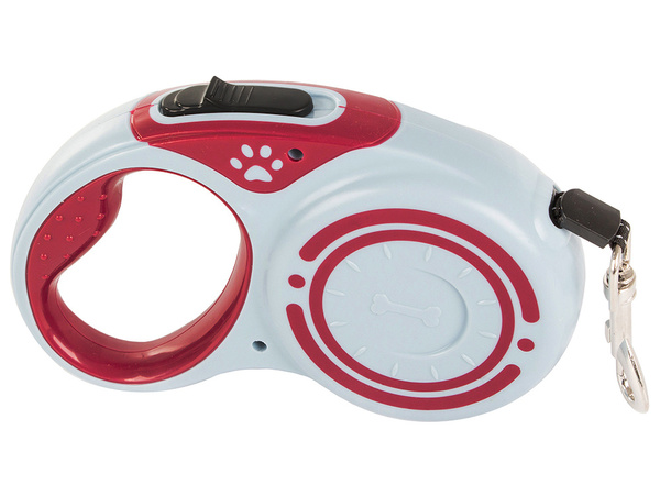 Lanyard automatic with locker block for dogs long strip 5m 15kg