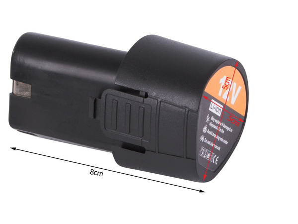 12 v ličio jonų universalus akumuliatorius elektriniams įrankiams