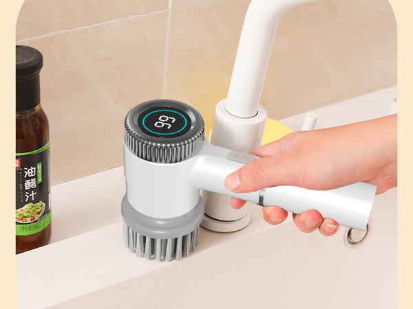 Brosse électrique rotative pour nettoyer la cuisine sans fil 5 en 1