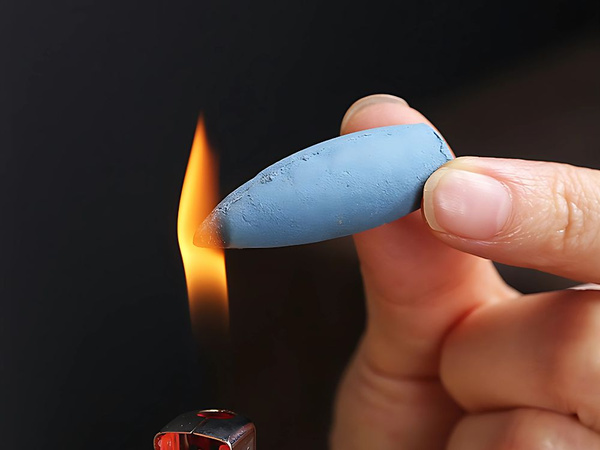 Chimenea de cerámica perfumada cascada incienso aromaterapia + 10 mechas