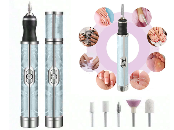 Küünte freesimise masin maniküür pediküür lõiketerade komplekt usb aku