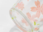 Set mit Schüsseln, Bechern, Tassen und Salatschüsseln aus Glas mit Blumenmuster, 6-teilig
