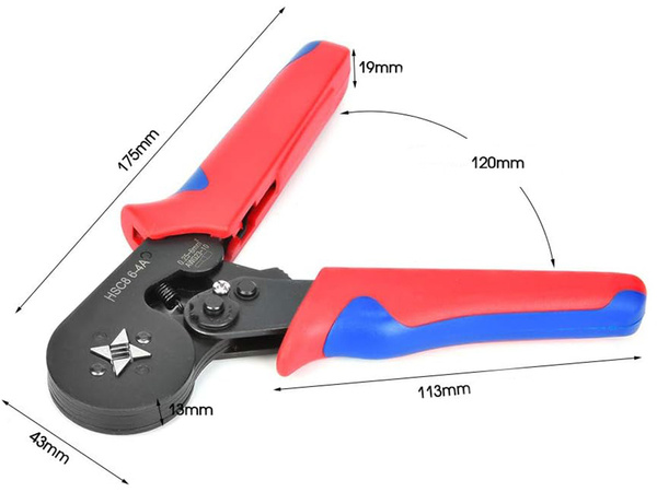 Presse à sertir pour embouts 0.25-10mm²