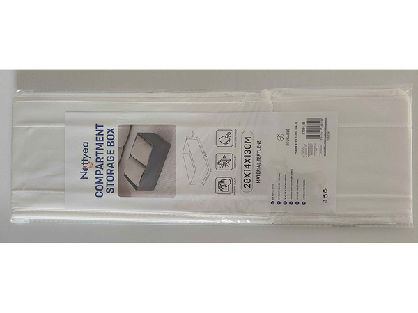 Organizér na podprsenku spodní prádlo ponožky šatní skříň bílá