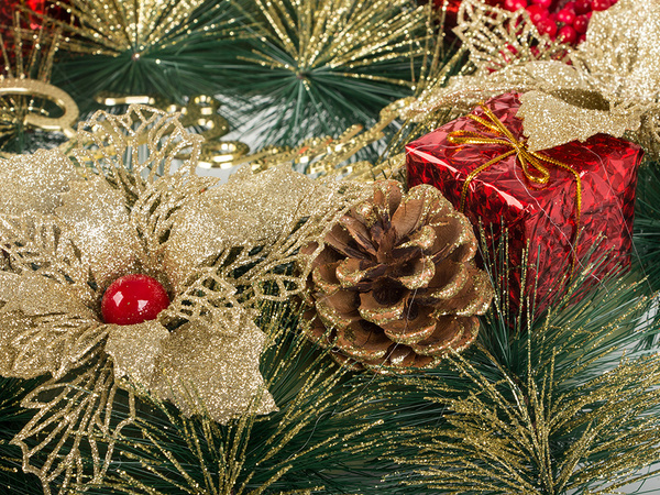 Décorations de noël guirlande décoration de porte décoration murale décorations de noël