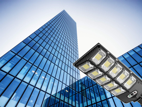 Lampe solaire led détecteur de mouvement télécommande lampe de rue lampe de nuit