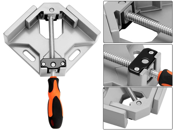 JOINER'S CLAMP ANGLE BRACKET 90 CORNER VISE METAL HANDLE