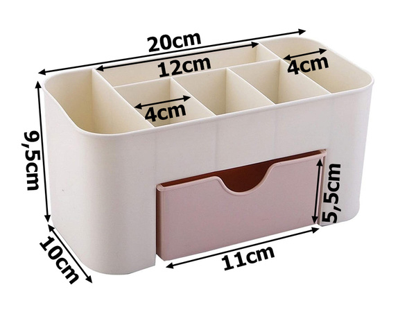 Kosmētikas organizētājs juvelierizstrādājumu atvilktnes sukas turētājs