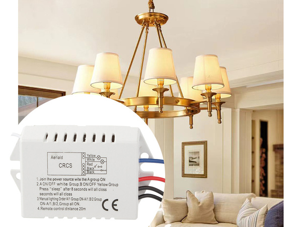 Bezdrátový vypínač 1 rádiový kanál dálkového ovládání