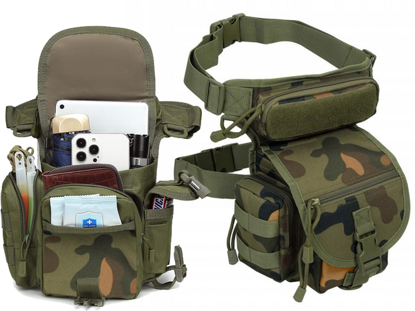 Șold pouch picior sac militar tactic capacious militare rinichi