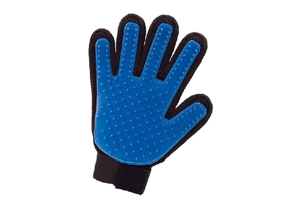 Glāstošs cimds suņa kažoka ķemmēšanai.