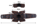 3x ems electrostimulator pentru mușchii abdominali