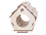 Birdhouse koka birdhouse ligzdošanas kaste montāžai krāsas diy