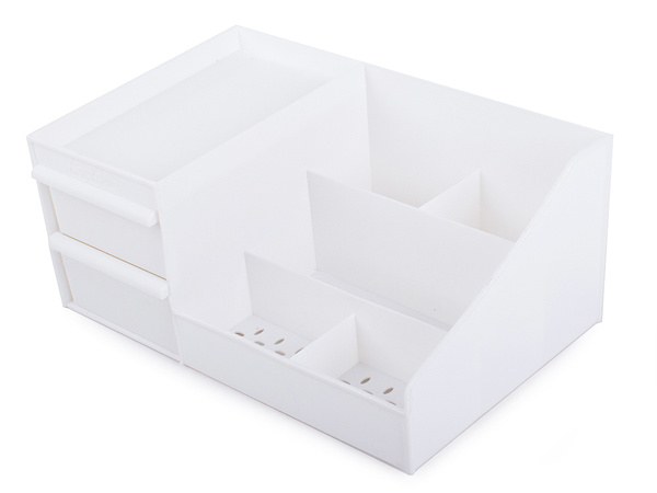 Kazeta organizér kozmetiky šperky kontajner s dvoma zásuvkami