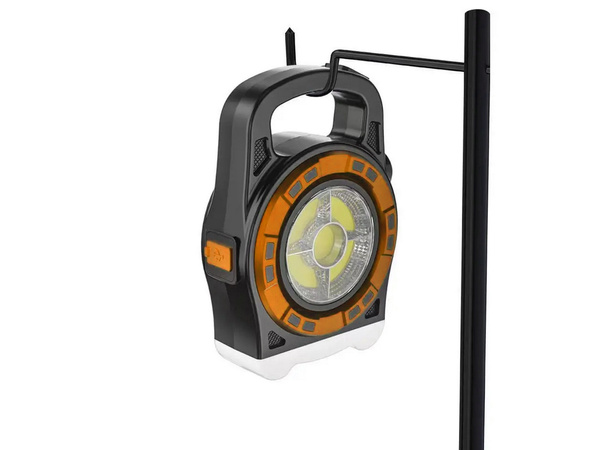 Torche solaire portable lumière led rechargeable powerbank réflecteur de puissance