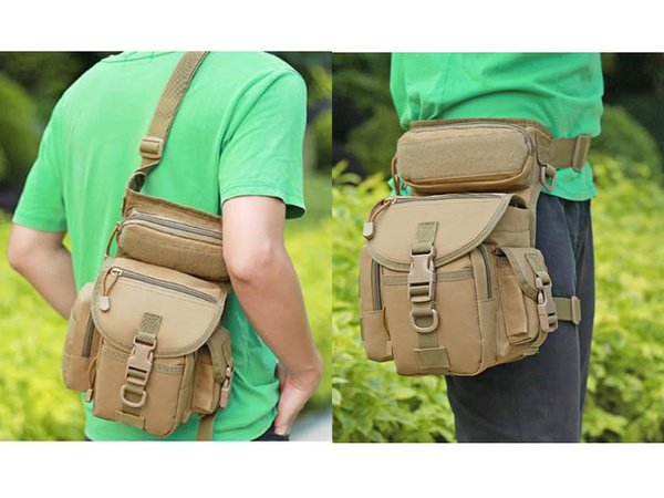 Pochette pour jambe sac militaire tactique capacitif rognon militaire