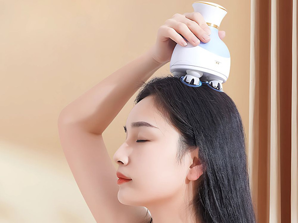 Elektriline lõõgastav peamassaažöör traadita usb 4 näpunäidet