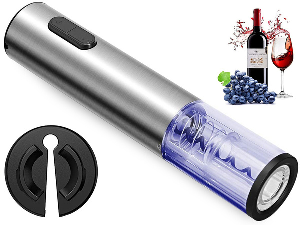 Tirbușon electric deschizător de vin tăietor condus