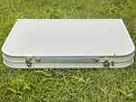 Folding table tourist table under tent suitcase garden 40x30