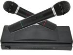 Karaoke kit 2x wireless microphone + station
