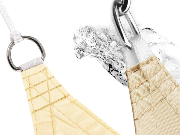 3x3x3m triunghi parasolar impermeabil pentru grădină