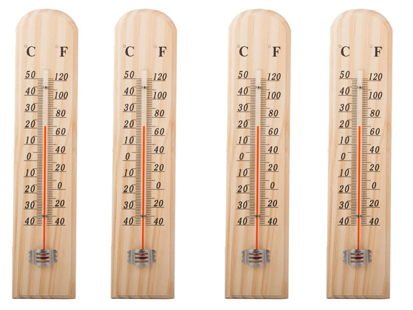 Thermometer wooden house large indoor outdoor