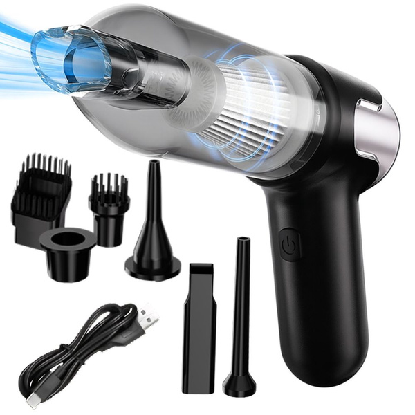 Juhtmeta tolmuimeja 120w turbo auto komplekt pihustid puhuriga