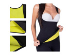 Camiseta de fitness de neopreno para mujer para adelgazar