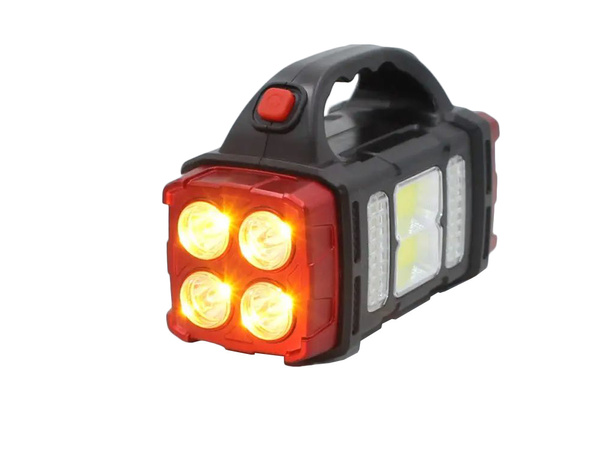 Solární svítilna přenosná dobíjecí led cob powerbank reflektor