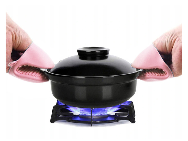 Silikoninė virtuvės pirštinė letena letena griperis karščiui atspari apsauginė virtuvės pirštinė