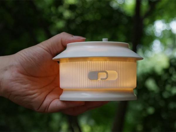 Kempování světlo dobíjecí led girlanda na roli 20m teplé