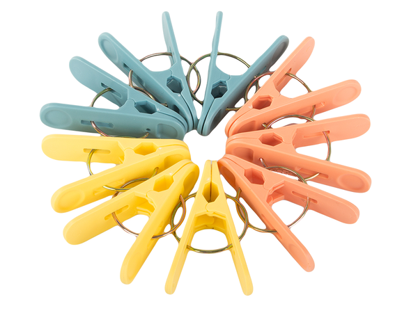 Klipy na oblečení klipy na oblečení klipy na oblečení 18 kusů plastových žabek silné