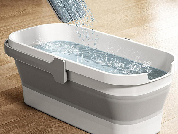 Bol pliant en silicone grand panier à linge compact voyage 10l