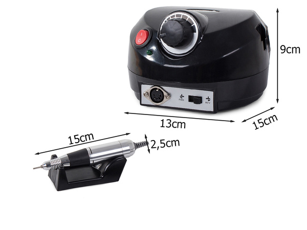 Manicure pedicure nail drill + 65w professional drill bits for home use