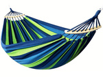 Brazilianisches zweibett-hammak mit kissen xxl large 200kg 260x150 bezug