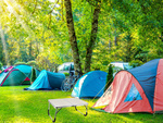 Skladací stôl turistický stôl pod stanom kufor záhrada 40x30