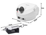 Manicure pedicure nail drill + 65w professional drill bits for home use