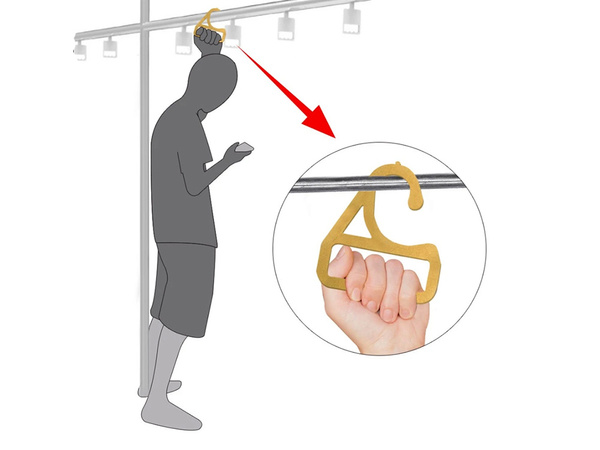 Balustradă non-contact mâner hiieniczny