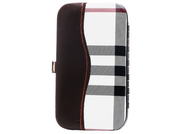 Zestaw do paznokci przybornik manicure pedicure etui cążki 7 elementów