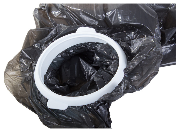 Sack holder waste basket hanging clamp