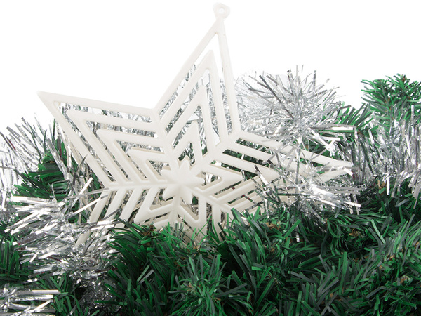 Weihnachtsbaumstern weihnachtsbaumspitze unzerbrechlich weiss