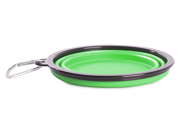 Bolsa plegable de silicona para perro gato de viaje ligera 800ml