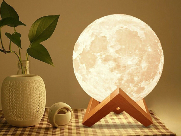Lighting 3d moon light 8cm éjszakai fény