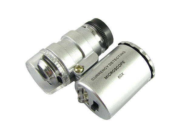 Mikroskop 60x 2 led professzionális lumpa ékszerészek számára