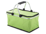 Kosz piknikowy składany termiczny turystyczny koszyk na zakupy izolacyjny