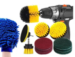 Jeu d'éponges de polissage pour brosses de forage tampons en microfibres