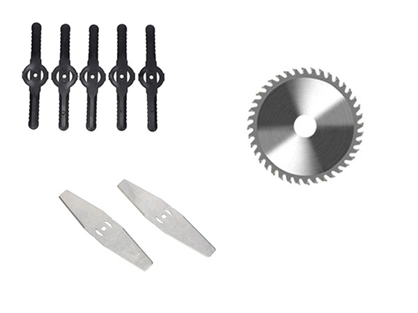 Tondeuse à gazon à batterie tondeuse désherbeur 2 x bloc d'alimentation